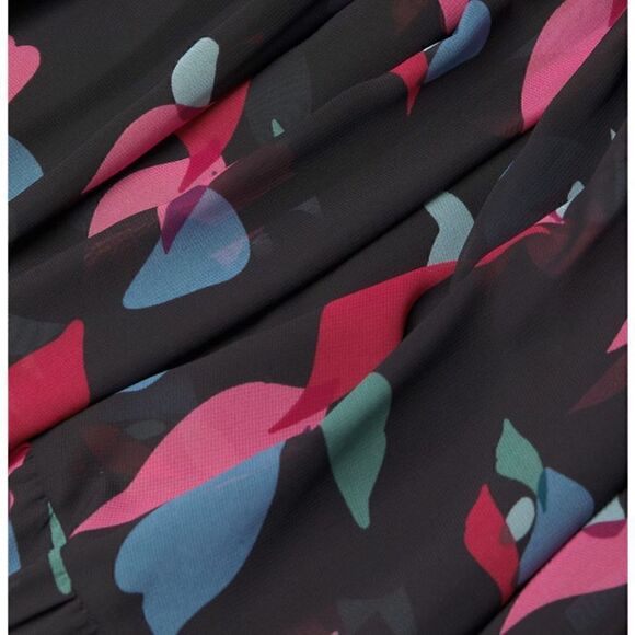 Emporio Armani Printed Chiffon Dress size 12 (48) NWT - Picture 4 of 7